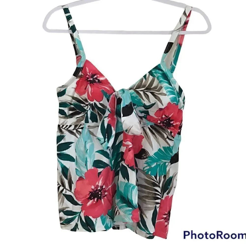 SwimSuits For All Shore Club Tropic Floral Swim Top